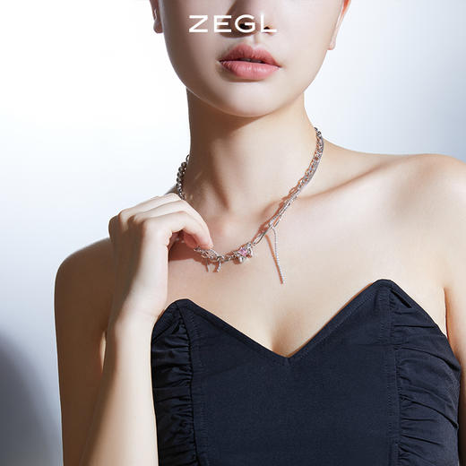 ZEGL设计师蝴蝶项链女轻奢小众2023年新款锁骨链配饰 商品图6