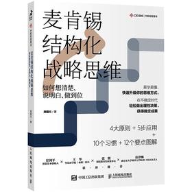 麦肯锡结构化战略思维 如何想清楚、说明白、做到位