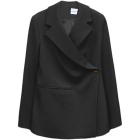 一粒扣修身西服