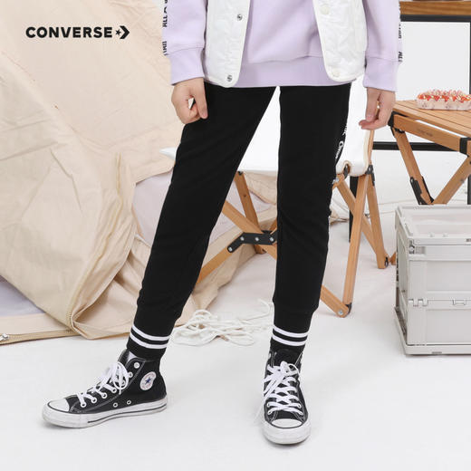 Converse/匡威童装冬季女童加绒保暖针织束脚打底长裤CV2142044 商品图2