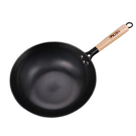 32cm康巴赫中华老铁锅盒装CZH32A1 带锅盖 不沾 少油 材质加厚