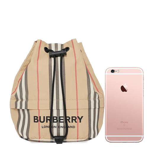 BURBERRY 博柏利 驼色女士手提包 8026737 商品图5