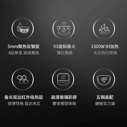 九阳（Joyoung）蒸汽电煲 蒸汽加热电饭锅智能家用预约煮饭锅 3.5L升无涂层内胆电饭煲F40T-F921 5钢高配 商品图1