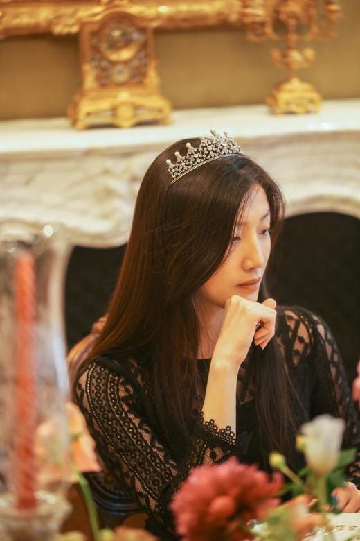 独角鹿西洋古董珠宝首饰1890年代欧洲金银叠打镶嵌钻石珍珠冠冕 商品图3