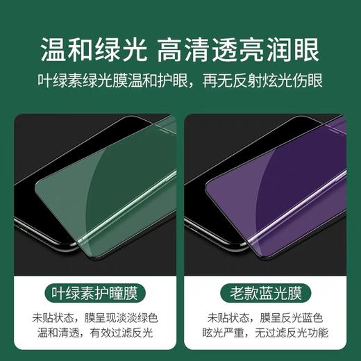 带防尘绿光护眼钢化膜适用于iPhone13 13PRO 13PROMAX全屏膜 商品图3