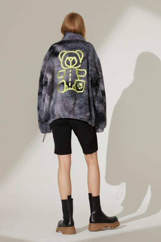 刺绣DIA小熊摇粒绒外套 商品图4