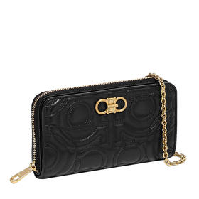Salvatore Ferragamo 菲拉格慕 女士黑色小牛皮单肩包斜挎包 22-D332-695451