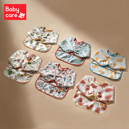 【babycare好物集】宝宝吃饭罩衣神器儿童长短袖围兜反穿衣防水防脏饭兜春夏 商品图4