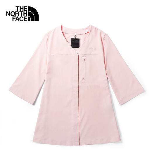 The North Face 透气清爽 女款丝质顺滑宽松百搭中袖女式衬衫外套   NF0A3VOX8ED1 商品图0