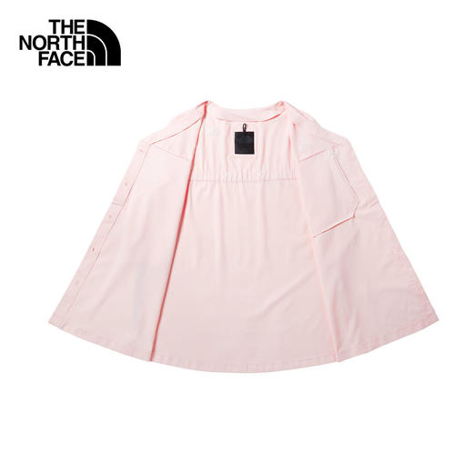 The North Face 透气清爽 女款丝质顺滑宽松百搭中袖女式衬衫外套   NF0A3VOX8ED1 商品图2