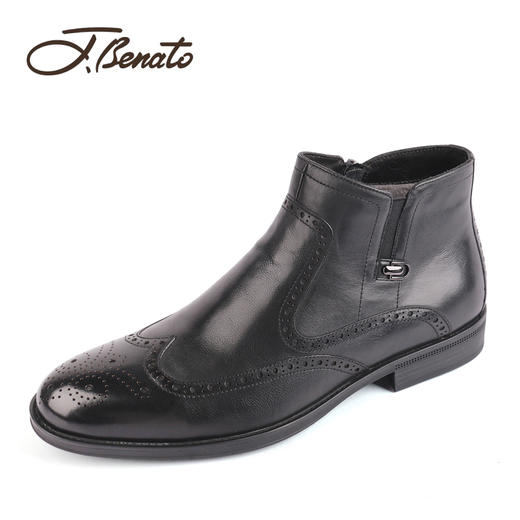 宾度男鞋男装商务休闲皮鞋8H15301 商品图1