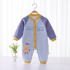 【双层加绒 一体保暖】婴儿加绒连体衣外出秋装男女宝宝哈衣爬服冬季新生儿保暖衣服 商品缩略图6