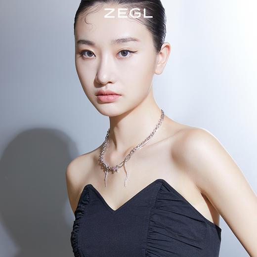 ZEGL设计师蝴蝶项链女轻奢小众2023年新款锁骨链配饰 商品图2