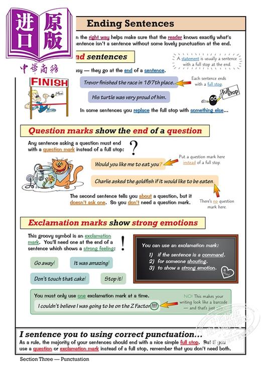 预售 CGP英国教辅5册 小学六年级英语基础综合训练自学指南套装 KS3 English 英文语法 含电子书 练习含答案 11-14岁 商品图3