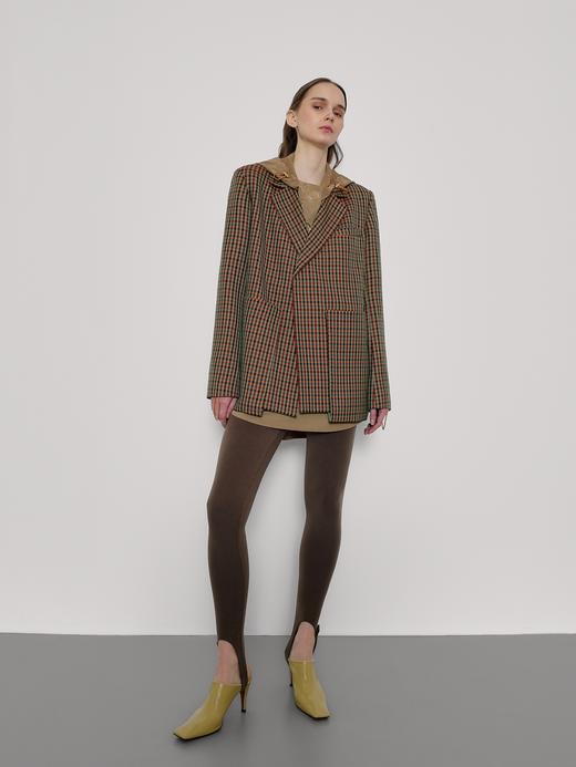 口袋刺绣满印西服 商品图0