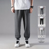 【服饰鞋包】-男士运动裤冬季加绒加厚九分裤宽松束脚休闲潮流抽绳纯色卫裤 商品缩略图2