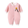 【优质好棉 透气吸汗】婴儿连体衣春秋保暖薄棉宝宝棉质哈衣新生儿衣服简约爬服 商品缩略图3