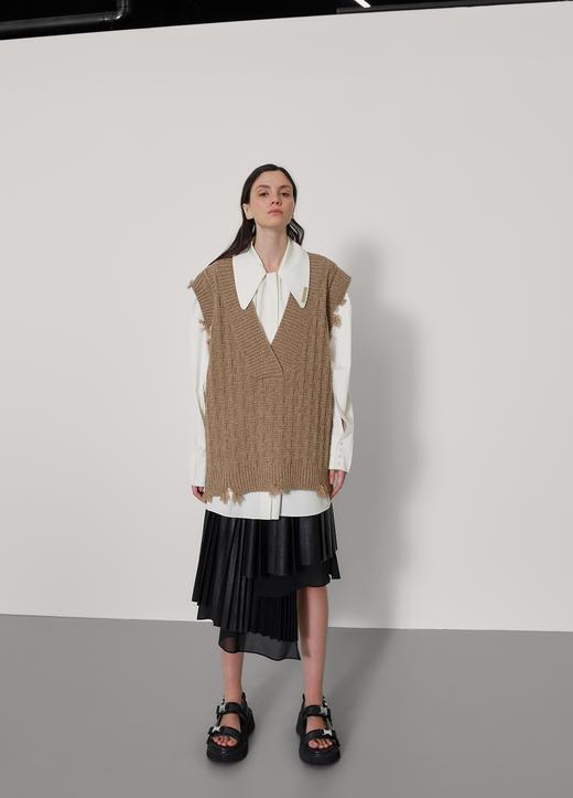 深V领针织马甲 商品图2