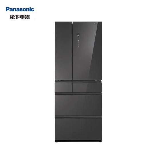 【盛元新生活】松下（Panasonic）NR-F522TXE-M 变频无霜自动制冰多门冰箱498L 高端奢华玻璃镜 商品图0