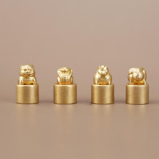 【手工现做10天发出】西泠印社·十二生肖铜印章，天下名社出品，萌态瑞兽 商品图5