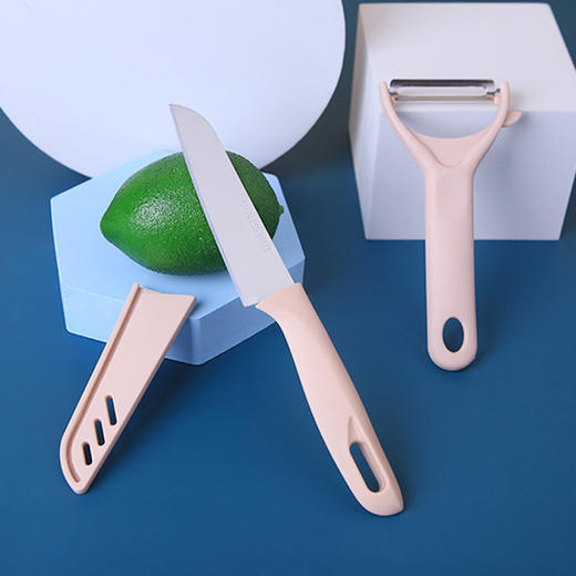 【日用百货】水果刀两件套不锈钢瓜果削皮刀 商品图3