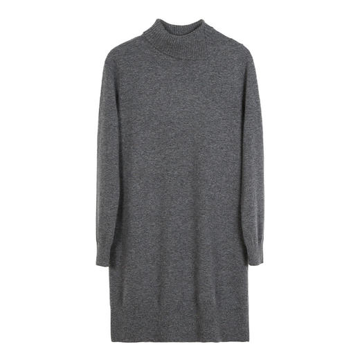 METTE羊绒世家21年女中长款针织100%山羊绒衫高领套头修身打底衫 商品图6