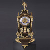 独角鹿西洋古董18世纪初法国路易十四时期铜鎏金布勒镶嵌座钟挂钟 商品缩略图0