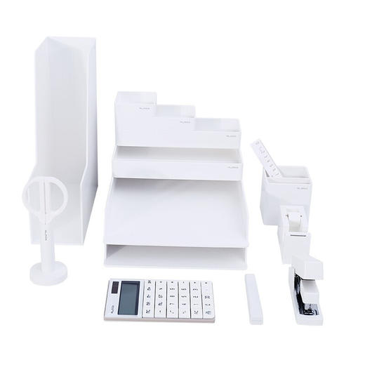 纽赛NS003桌面文具整理套装(白色) 商品图4