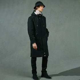 英国 MACKINTOSH MONIKIE HOODED COAT 英伦风羊毛连帽大衣 外套