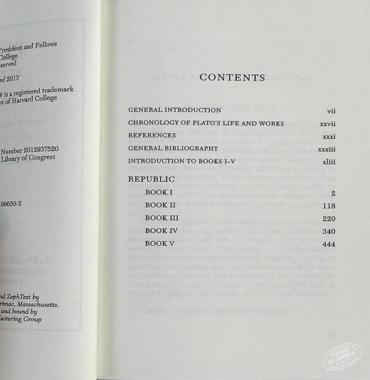 预售 【中商原版】柏拉图 理想国 卷1-5 共10卷 Republic Volume I Books 1-5 英文原版 Plato 商品图4