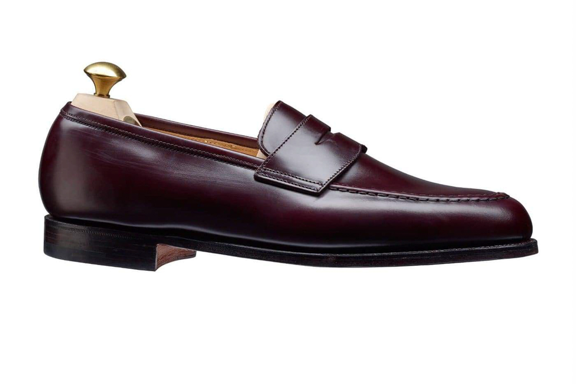 crockett&jones 经典便士乐福鞋 酒亮皮