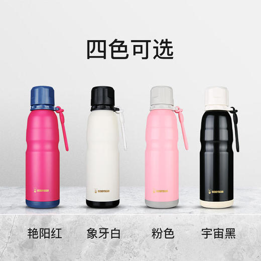 杯具熊运动水杯子男女大容量成人户外健身保温水壶便携茶杯随手杯 商品图3