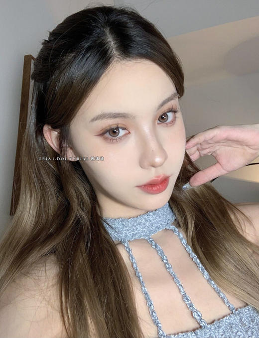 yurial 奶茶灰 玻璃珠 14.0 年抛 含硅水凝胶 着色12.8 商品图6