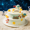 【儿童蛋糕销冠】快乐星球蛋糕，可升级伊利牧场冰淇淋蛋糕夹心，圆孩子的宇航员梦想（深圳幸福西饼蛋糕） 商品缩略图1