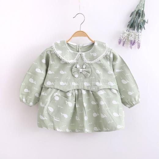 【内有防水 易洗便捷】宝宝罩衣 儿童吃饭围兜可爱外穿春秋长袖反穿衣护衣防水防污保暖护衣 商品图6