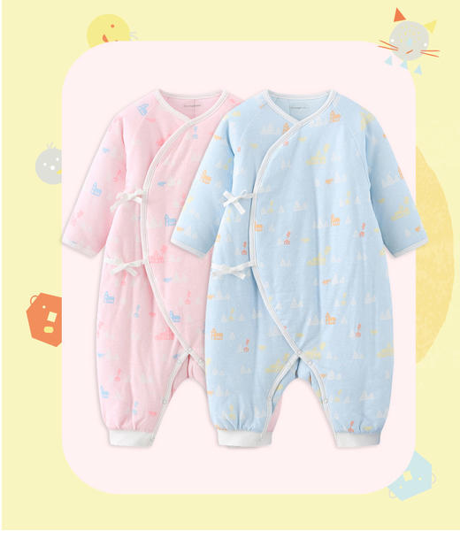 丽婴房-内衣类（冬）E1连装裤\游戏裤1_浅粉 商品图0