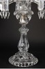 独角鹿西洋古董法国巴卡拉Medallion圆雕纹三枝头水晶烛台一对 商品缩略图3