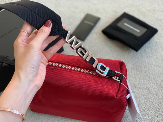 2021秋冬大王帆布字母腋下包-红色 商品图0