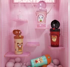 杯具熊酷儿系列儿童保温杯（520ml)