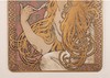 独角鹿西洋古董捷克国宝级大师穆夏签名经典原版石版画《Job》 商品缩略图3