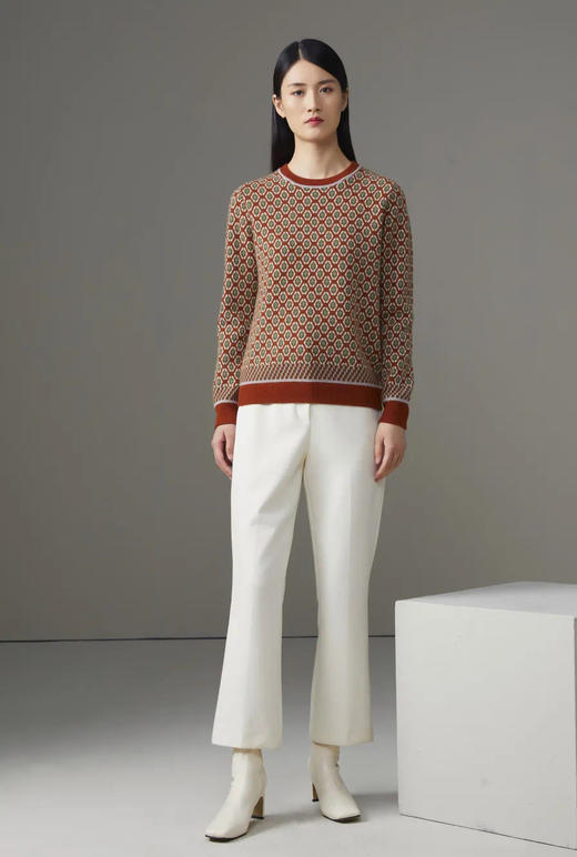 皮皮狗女式圆领提花套衫8245215628 商品图4