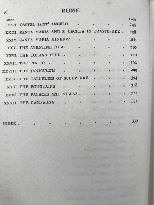 1926年 爱德华·赫顿《罗马游记》 16幅彩色12幅黑白插图 布面精装32开 商品图6