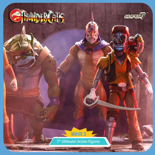 现货 Super7 霹雳猫 Thundercats ultimate！系列3 复古 可动 商品图0