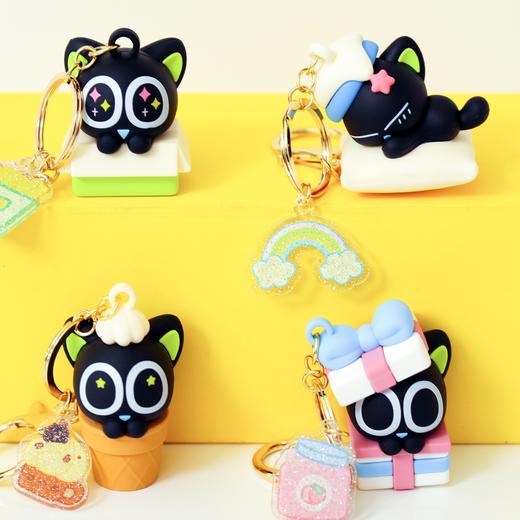 狼博旺罗小黑挂件 钥匙扣帆布包配饰可爱周边创意礼物 商品图1