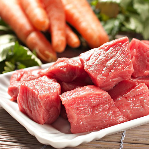 花间肥 【1.2-2.4斤装】澳洲安格斯上脑牛肉粒600克-1200克 原肉原切 可炖可焖可烤 商品图1