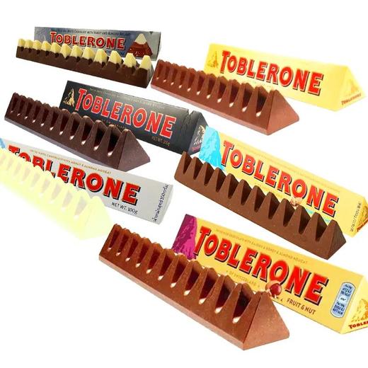 【爆款超低价预售 急单慎拍】Toblerone瑞士三角迷你牛奶巧克力100g条装黑巧休闲零食喜糖 商品图0