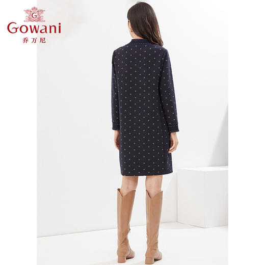 乔万尼秋冬新款连衣裙直筒版型包容显瘦保暖舒适EI4E672 商品图3