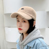 新款时尚韩国男女秋冬毛绒棒球帽女生韩版甜美可爱鸭舌帽百搭潮人弯檐保暖帽子 商品缩略图1