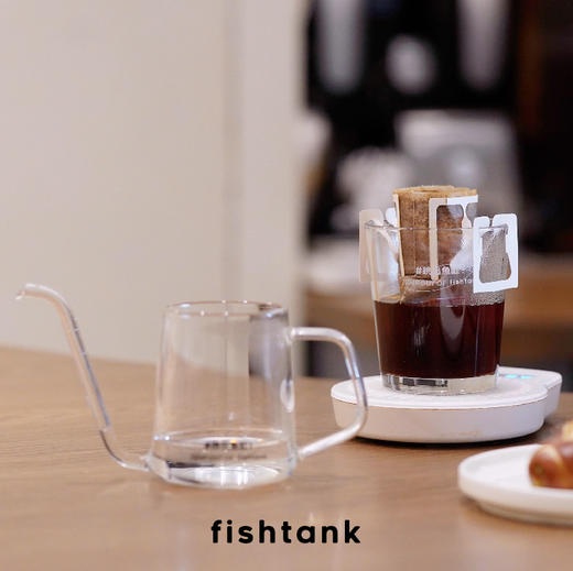 fishtank 定制挂耳手冲壶 家用玻璃细口壶 300ml 商品图4