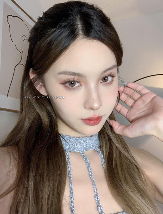 yurial 奶茶灰 玻璃珠 14.0 年抛 含硅水凝胶 着色12.8 商品图3